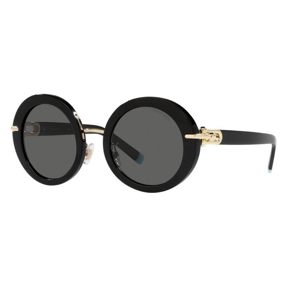 Tiffany Accessories - New TIFFANY Black Round TF4201 8001/S4 Sunglasses Women